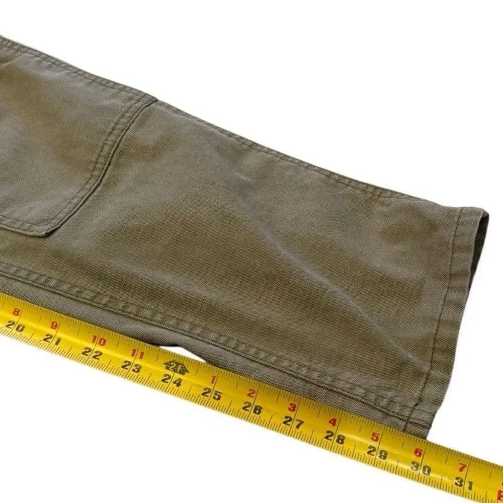 REI Co-Op Trailsmith Pants Canvas Double Knee Reinforced Size 8 Hiking Workwear